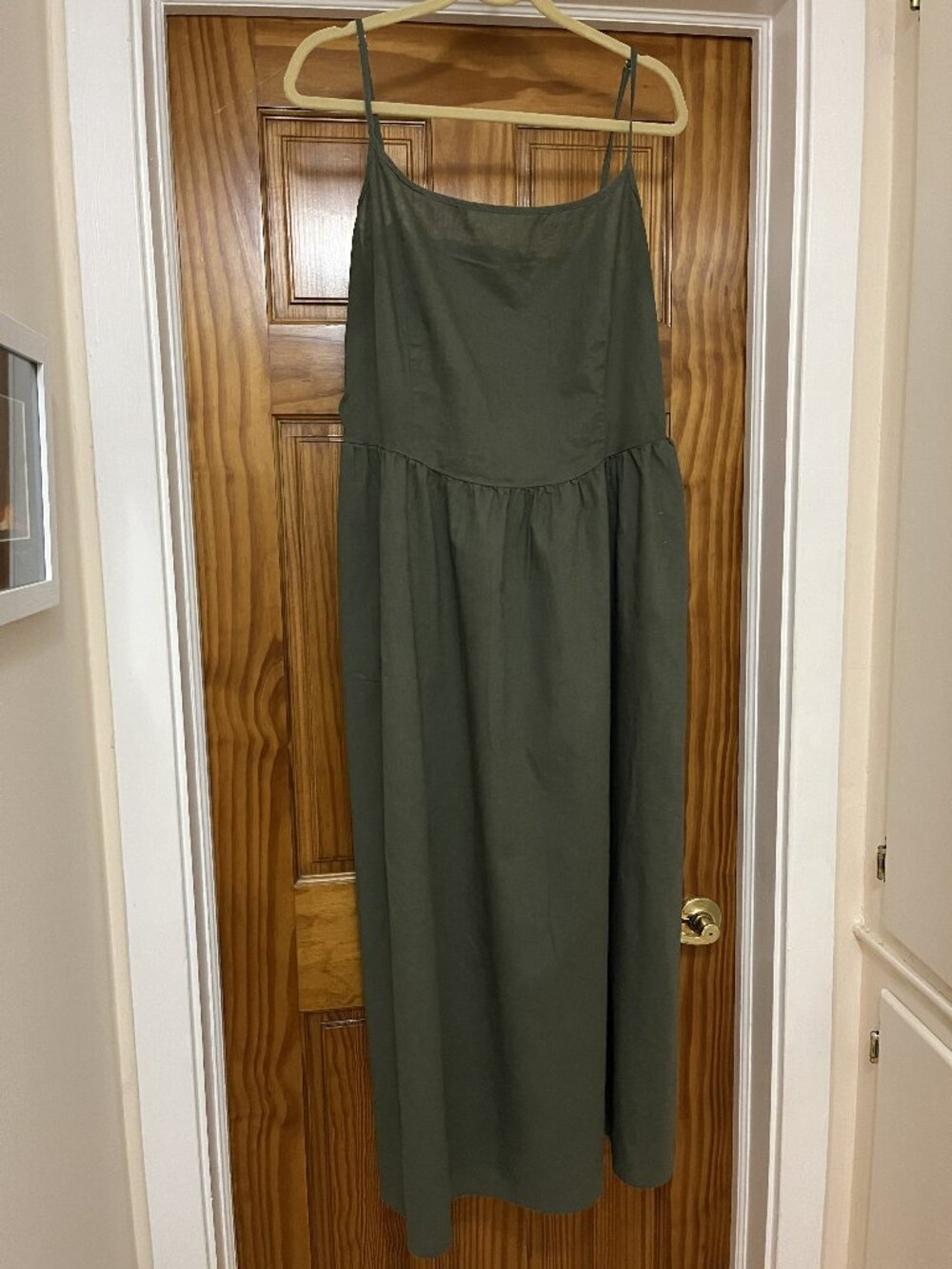Gap Linen-Cotton Blend Maxi Dress